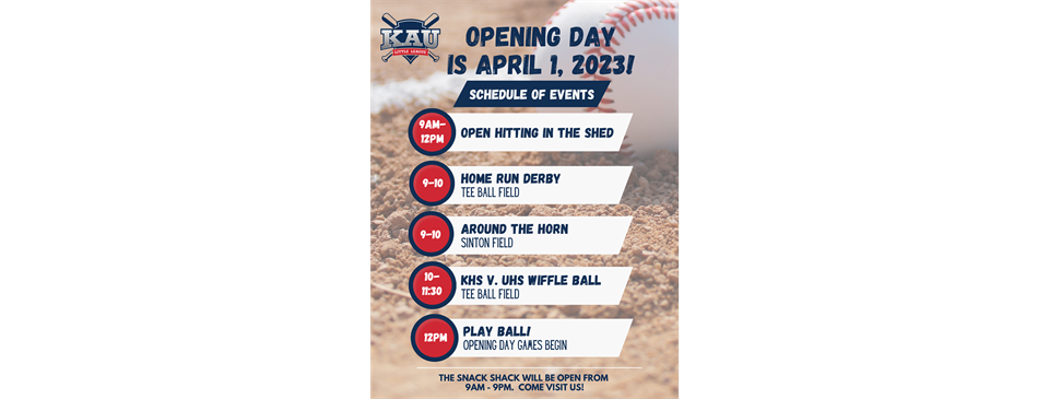 2023 Opening Day!