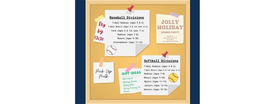 KAU Baseball & Softball Divisions
